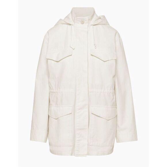 The Group Babaton White Military Utility Nook Jacket Size Small Pockets Button U - Picture 14 of 14